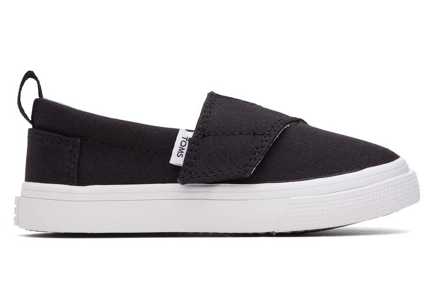 Toms Tiny Fenix Slip-On Lona Negras Chile | CL707-462