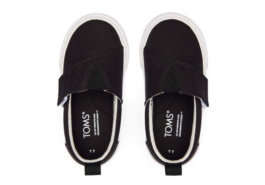 Toms Tiny Fenix Slip-On Lona Negras Chile | CL707-462