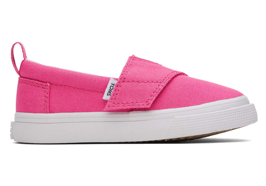 Toms Tiny Fenix Slip-On Lona Rosas Oscuro Chile | CL940-245