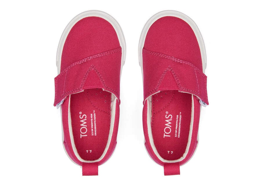 Toms Tiny Fenix Slip-On Lona Rosas Oscuro Chile | CL940-245