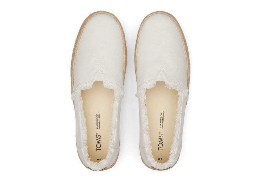 Toms Valencia Plataforma Alpargata Blancas Chile | CL295-366