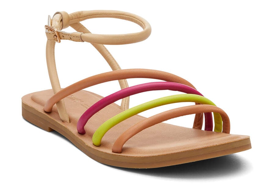 Toms Willa Sandal Naranjas Multicolor Chile | CL769-305