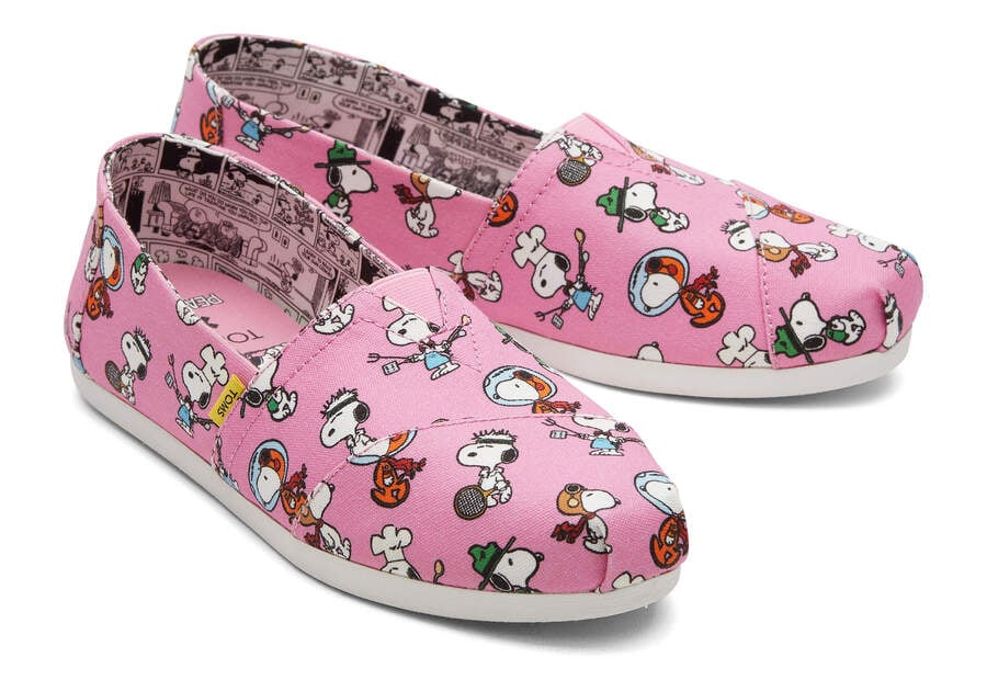 Toms X Peanuts® Alpargata Rosas Chile | CL800-618