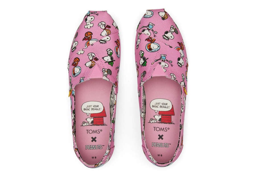 Toms X Peanuts® Alpargata Rosas Chile | CL800-618