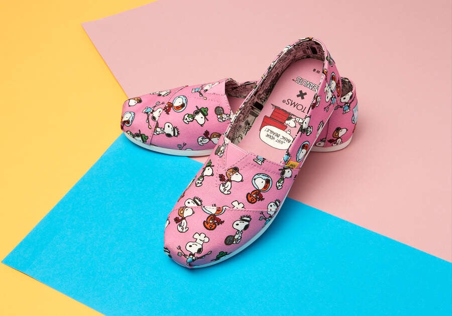 Toms X Peanuts® Alpargata Rosas Chile | CL800-618