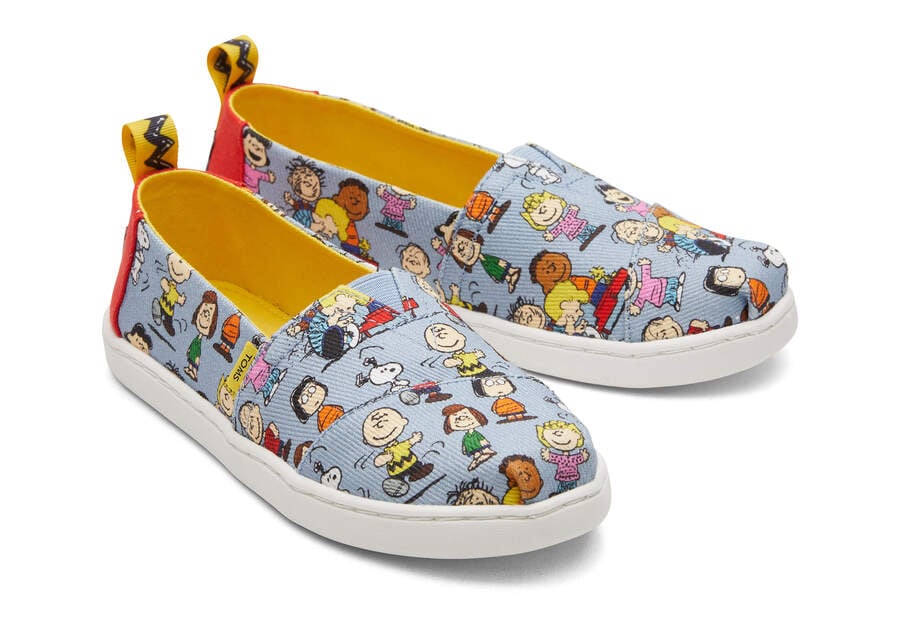 Toms X Peanuts® Youth Alpargata Azules Chile | CL415-715