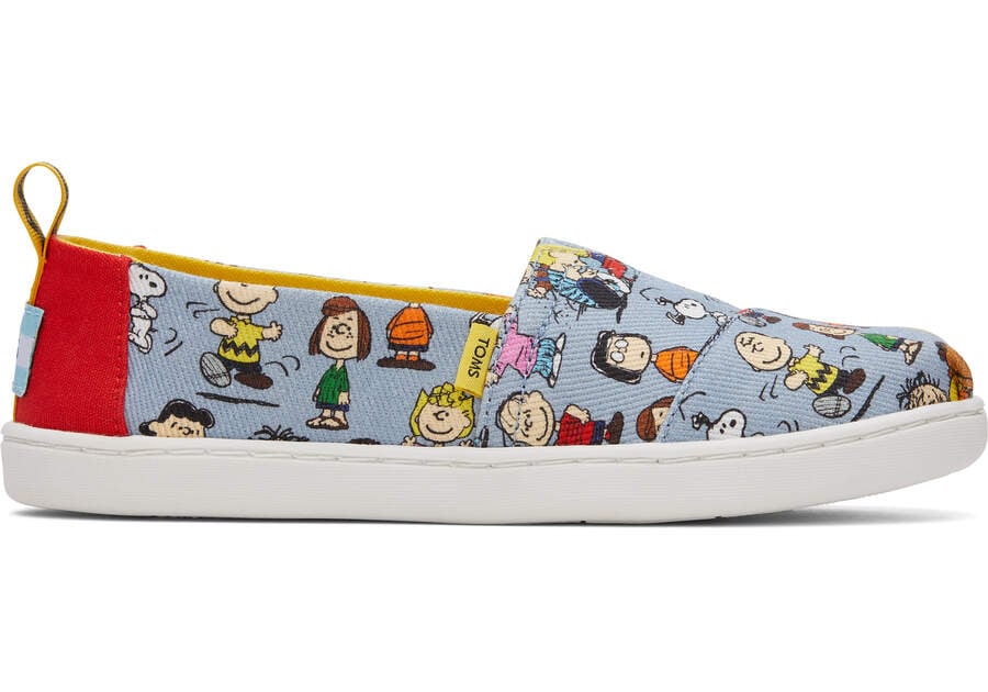 Toms X Peanuts® Youth Alpargata Azules Chile | CL415-715