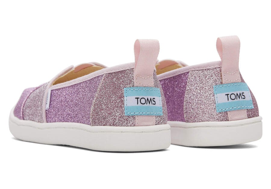 Toms Youth Alpargata Colorblock Iridescent Glimmer Moradas Claro Chile | CL382-267