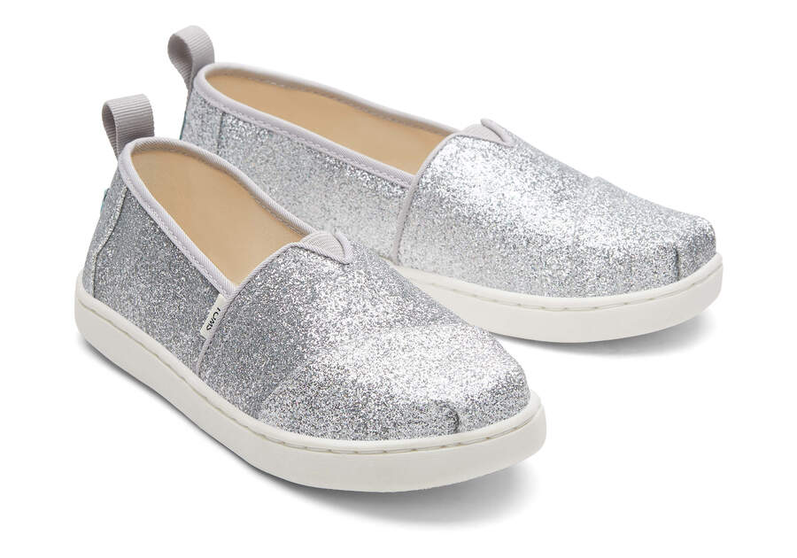 Toms Youth Alpargata Glimmer Plateadas Chile | CL856-829