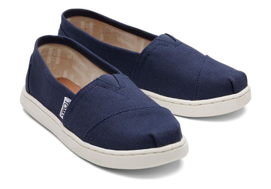 Toms Youth Alpargata Lona Azul Marino Chile | CL294-028