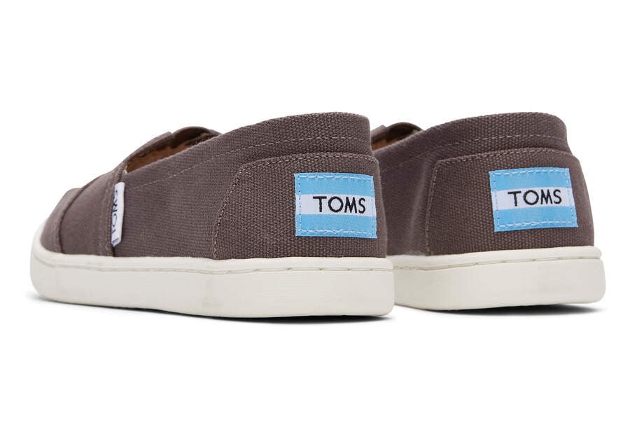 Toms Youth Alpargata Lona Gris Chile | CL877-600