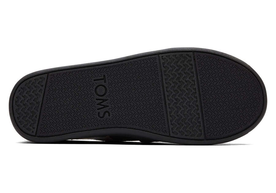 Toms Youth Alpargata Lona Negras Chile | CL486-961