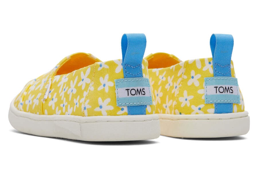 Toms Youth Alpargata Sun Daisies Amarillo Naranjas Chile | CL435-324