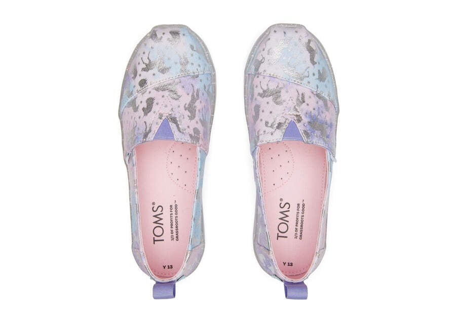 Toms Youth Alpargata Unicorn Moradas Claro Chile | CL339-374