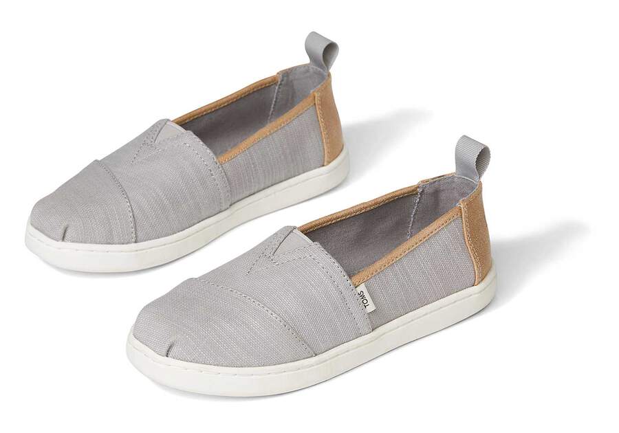 Toms Youth Alpargata Woven Gris Chile | CL153-041