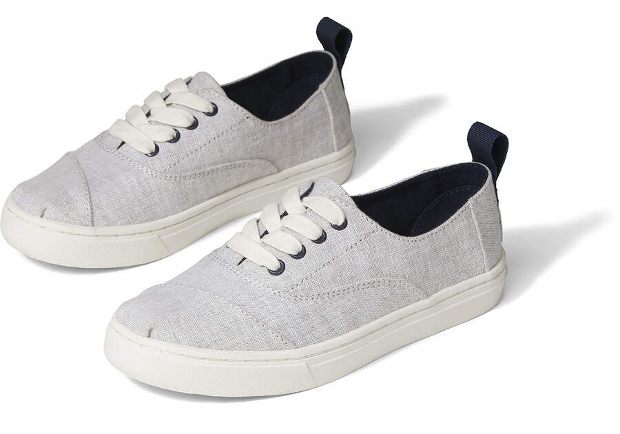 Toms Youth Cordones Sneaker Gris Chile | CL797-052