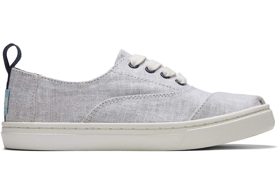 Toms Youth Cordones Sneaker Gris Chile | CL797-052