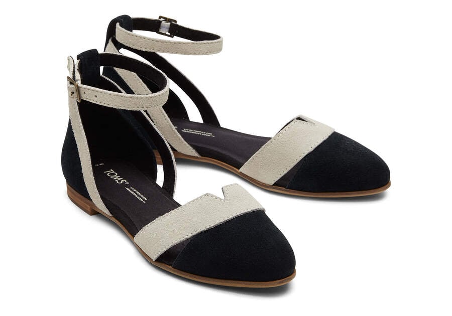 Zapatos Planos Toms Juliannah Planos Negras Chile | CL491-838