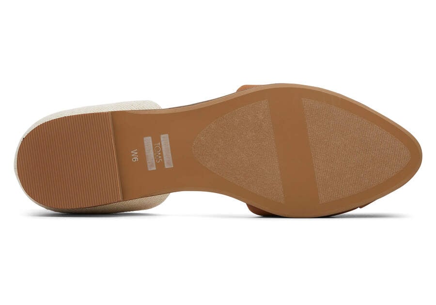 Zapatos Planos Toms Jutti D'Orsay Planos Marrones Beige Chile | CL798-295