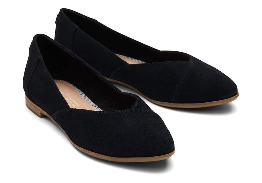 Zapatos Planos Toms Jutti Neat Planos Negras Chile | CL083-226