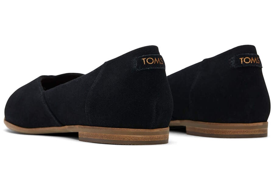 Zapatos Planos Toms Jutti Neat Planos Negras Chile | CL083-226