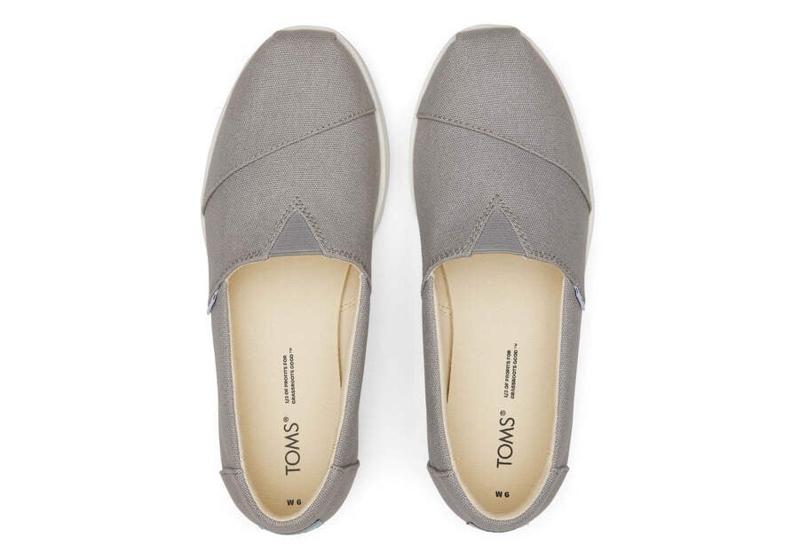 Zapatos Plataforma Toms Alpargata Midform Alpargata Gris Chile | CL743-783