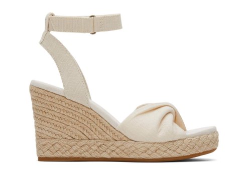 Sandalias Toms Marisela Wedge Sandal Creme Chile | CL985-763