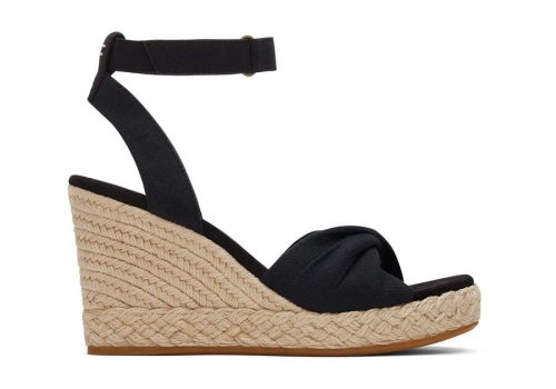 Sandalias Toms Marisela Wedge Sandal Negras Chile | CL836-124