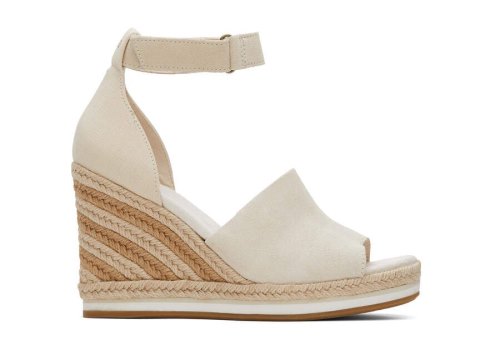 Tacones Toms Marisol Wedge Heel Beige Chile | CL196-691