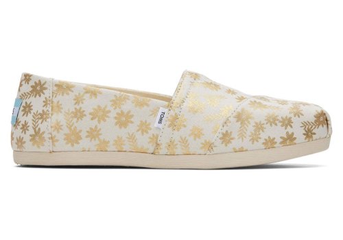 Toms Alpargata Floral Blooms Beige Chile | CL400-351