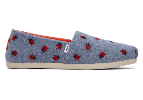 Toms Alpargata Ladybugs Azules Chile | CL354-408