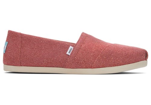 Toms Alpargata Metallic Linen Rojas Metal Chile | CL150-079