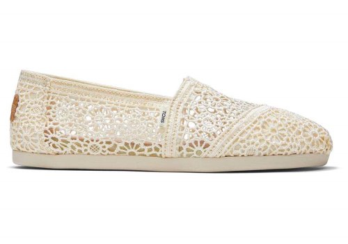 Toms Alpargata Moroccan Crochet Beige Chile | CL965-623