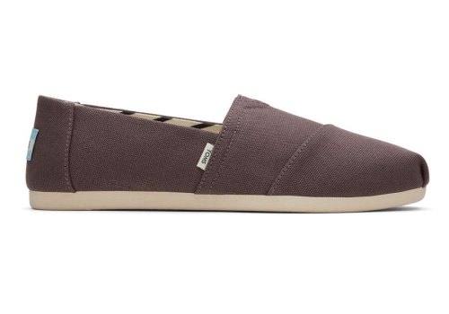 Toms Alpargata Recycled Algodon Lona Gris Chile | CL074-363