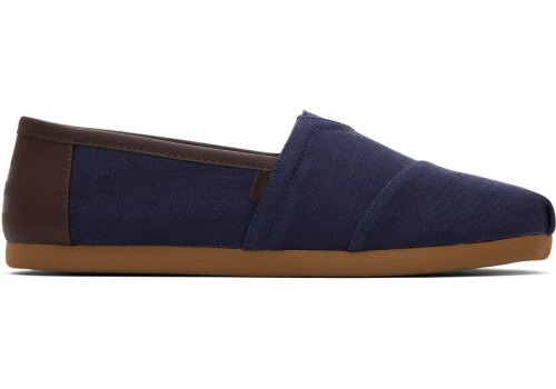 Toms Alpargata Sintetico Trim Azul Marino Chile | CL623-235