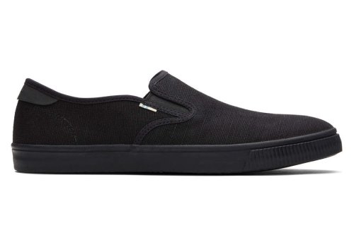 Toms Baja Slip On Negras Chile | CL426-879