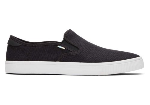 Toms Baja Slip On Negras Chile | CL862-885