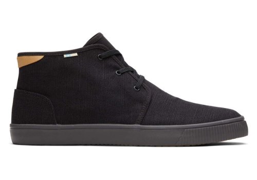 Toms Carlo Mid Sneaker Negras Chile | CL345-030