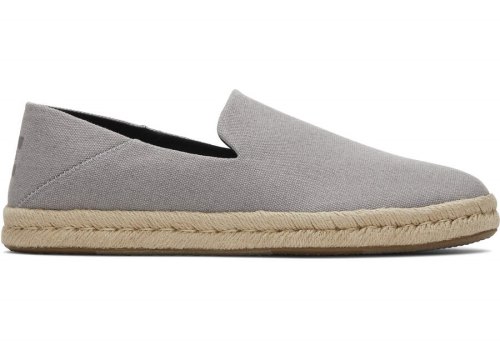Toms Santiago Recycled Algodon Lona Gris Oscuro Chile | CL791-168