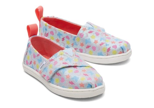 Toms Tiny Alpargata Glimmer Charms Azules Chile | CL170-874