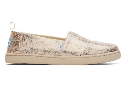 Toms Youth Alpargata Foil Doradas Chile | CL723-687