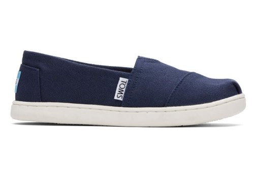 Toms Youth Alpargata Lona Azul Marino Chile | CL294-028