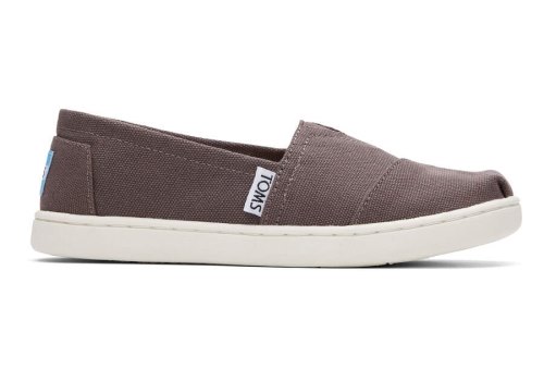 Toms Youth Alpargata Lona Gris Chile | CL877-600