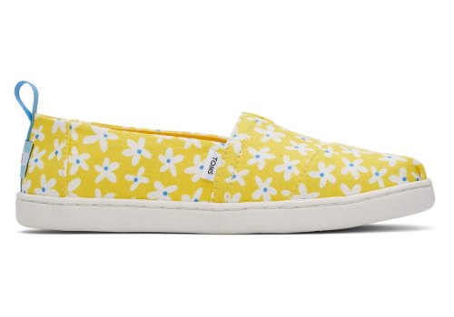 Toms Youth Alpargata Sun Daisies Amarillo Naranjas Chile | CL435-324